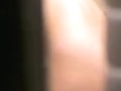 Hot titted doll waving ass on window voyeur video