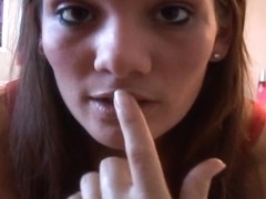 Passionate fingering of my delicious teen pussy