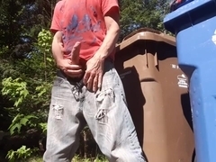 Outdoor wank in front of the street at the sight of everyone #2