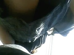Damn black shorts under her dress!!!