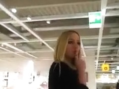 Blowjob and Facial inside Ikea Showroom