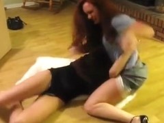 Classic Catfights in skirts and dresses