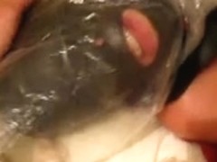 Hot homemade latex fetish sex video