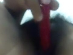 Indian girl sex tape of a hairy slut masturbating hard