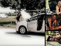 Sophia Torres Must Endure Rough Sex & Outdoor Rope Bondage for a Tow Truck - HelplessTeens