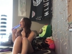 young slut thinking about being stuffed full of cock