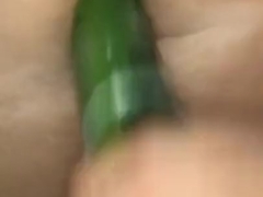 Cucumber fuck