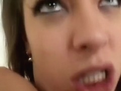 Some violent assfucking is on the menu for a filthy brunette girl