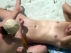 These lustful people on the beach didn't know I was filming 'em
