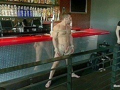Muscled Bartender Gets Taken Down Bound and Edged