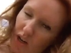 Redhead Places Different Objects In Her Pussy