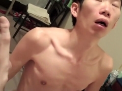 French Twink Fucked By White & Asian Twink Bareback