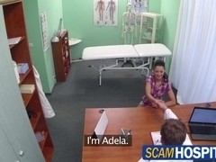 Hot Adela gets doctors big cock therapy