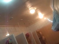 Hidden cameras in public pool showers 120