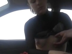 Fucking Ex Girlfriend In The Car