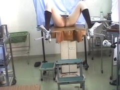 Smoking hot Japanese gal drilled during her pussy exam