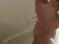 Hot solo shower scene caught by hidden cam in bathroom