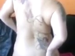Curvy Oiled Tattooed Body - negrofloripa