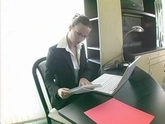 Secretary acquires her cookie group-fucked