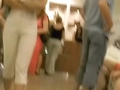 Candid street video shows a tempting Asian slut in the department store.