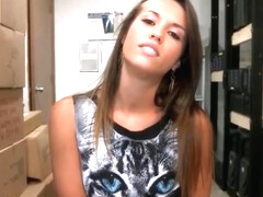 Young Slut Stand Up Fuck In The Storage Room - Worldsexlist.com P1