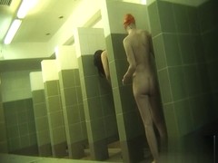 Hidden cameras in public pool showers 9
