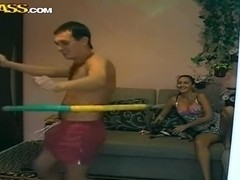 Perverted babe Viktoria dominates her new slave boyfriend in the amateur video