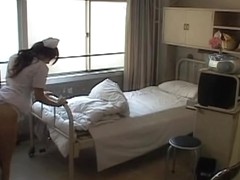 Hard fuck and a creampie for delicious naughty nurse