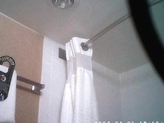 Hidden shower spy cam caught.... or maybe not lol