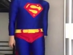 Superman strips down to slutty undies
