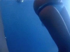 Underwater jets take off her bikini bottoms