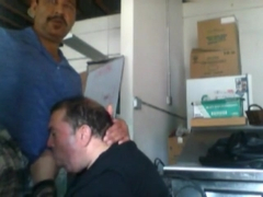 big latin daddy and uncle perry sucking cum