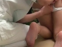 Japanese massage sex with pantyhose beauty