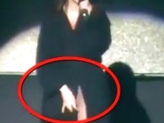 Laura Pausini no panties nice boobs