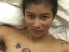 Video from Mytinydick: Cute asian face cumshot