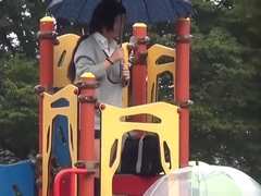Asians piss in play park