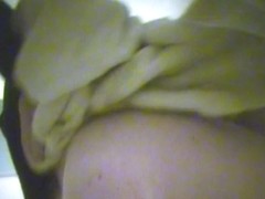 Spy cam dressing room action with fem toweling out pussy
