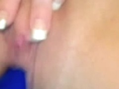 Beautiful teen angel plays with a sex toy on webcam