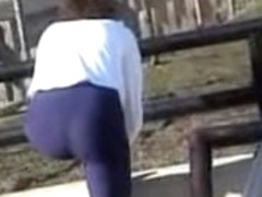 Candid public ass exposed as the babe bends over in street 08zf