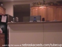 real home video from slutty party girls apartment party